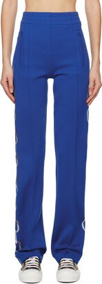 Blue Chain Print Lounge Pants