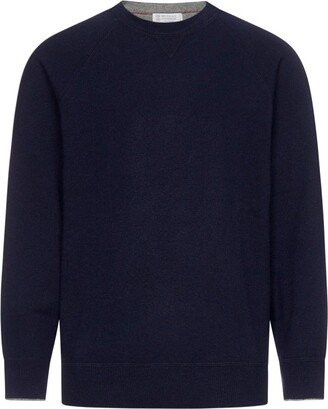 Crewneck Knitted Jumper-BD