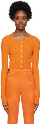 Orange Deco Cardigan