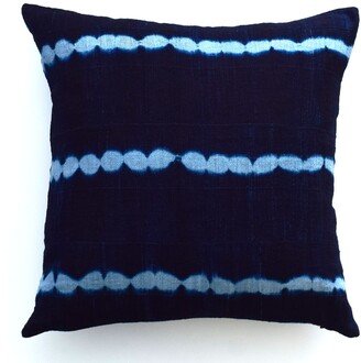 Indigo Mudcloth Pillow Cover, Boho Cover For 22