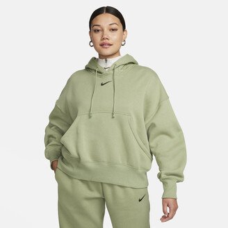 Women's Sportswear Phoenix Fleece Over-Oversized Pullover Hoodie in Green