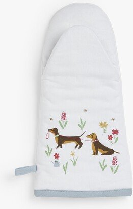 Dog Print Oven Mitt