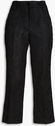 Sloane jacquard bootcut pants