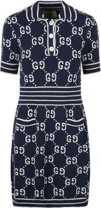 GG Jacquard Polo Dress