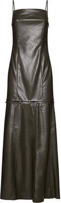 Square-Neck Sleeveless Dress