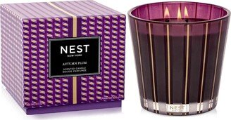 Autumn Plum 3-Wick Candle, 21.1 oz.