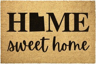 Utah State Doormat Home Sweet Door Mat Outdoor Rug Decor Housewarming Summer Winter Christmas House Gift