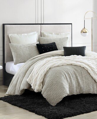 Metallic Tweed 3 Piece Duvet Set, Full/Queen