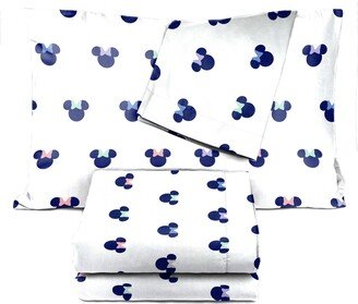 Saturday Park Disney Minnie Mouse Dreaming of Dots 100% Organic Cotton Queen Sheet Set