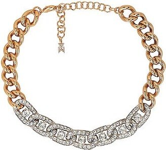 Matthew Choker in Metallic Gold,Metallic Silver