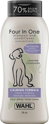 Four In One Lavender Chamomile Pet Shampoo and Conditioner - 24oz