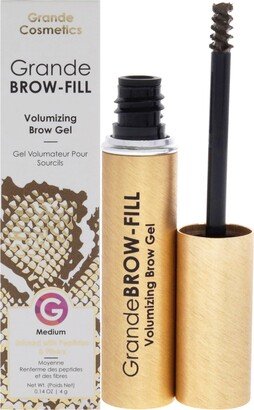 GrandeBROW-FILL Volumizing Brow Gel - Medium For Women 0.14 oz Eyebrow Gel