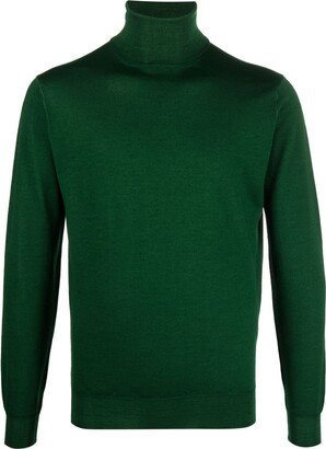 Roll-Neck Merino Wool Jumper-AK