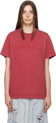 Red Printed T-Shirt-AA