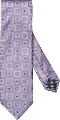 Square Floral Medallion Silk Tie