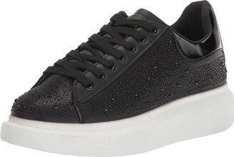 Bambi Women's Low Top Metallic Lace Up Sneaker