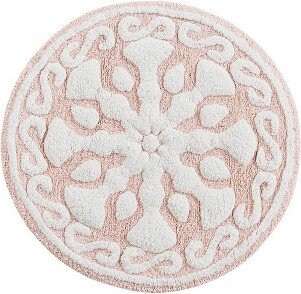 Tunisia Medallion Cotton Tufted Bath Rug