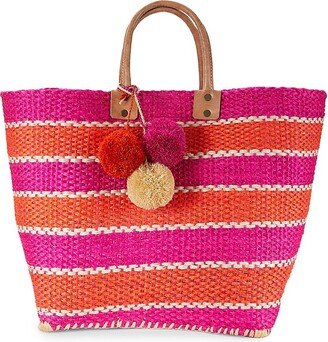 Capri Woven Straw Tote