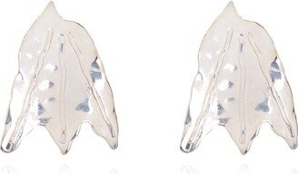 Leaf-Embellished Earrings