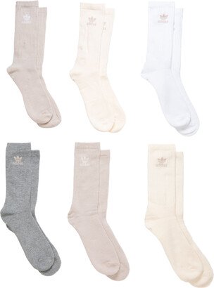 Trefoil 6 Pack Mens Crew Socks-AA