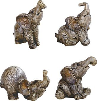 4-pc Lovely Elephant in Different Poses 2.75