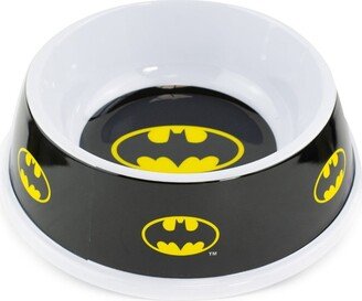 Buckle-Down Single Melamine Pet Bowl - 7.5 (16oz) - DC Comics Batman Shield Black Yellow