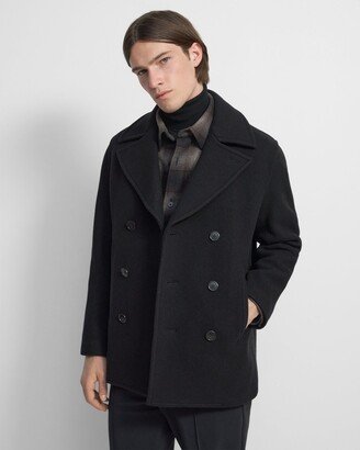 Peacoat in Knit Wool