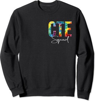 BWILI Tie Dye School Gifts & Apparel. CTE Squad For Work Tie Dye Back To School Appreciation Day Sweatshirt