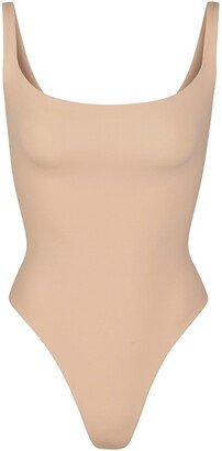 Fits Everybody Square Neck Bodysuit | Clay