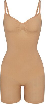 Seamless Sculpt Mid Thigh Bodysuit | Ochre