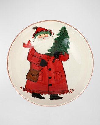 Old St. Nick Christmas Serving Bowl, 11