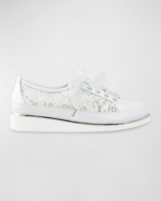 Novalee Lace Napa Wedge Sneakers