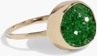 14-Karat Gold Uvarovite Ring