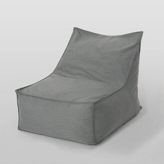 Tulum Fabric Bean Bag Lounger - Dark Gray