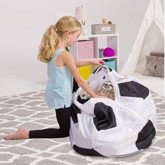Posh Creations Kids Bean Bag Chair Cover Stuffed Animal Storage or Toy Organizer