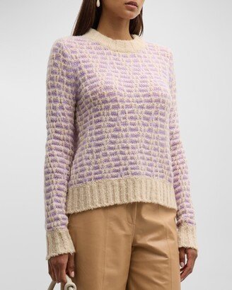 Happy Sheep Crewneck Wool-Cashmere Sweater