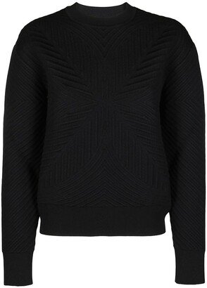 Textured Crewneck Sweater