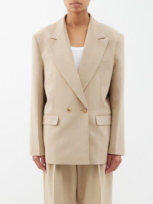 The Frankie Shop Corrin Oversized Double-breasted Suit Jacket