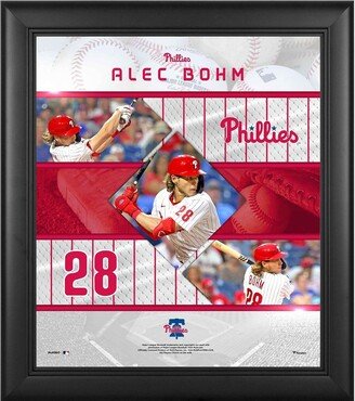 Fanatics Authentic Alec Bohm Philadelphia Phillies Framed 15 x 17 Stitched Stars Collage