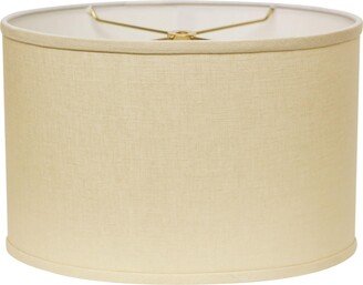 16 Parchment Biege Throwback Oval Linen Lampshade