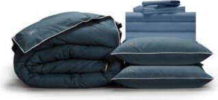 Pillow Guy Classic Cool Crisp Down Alt Gel Fiber Perfect 10 Piece Bedding Bundle