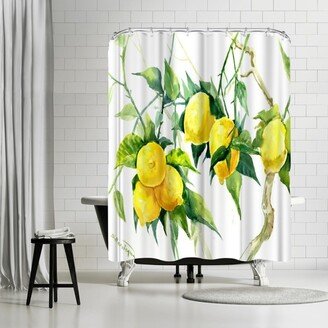 71 x 74 Shower Curtain, Lemon Tree 1 by Suren Nersisyan