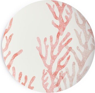 Salad Plates: Coral Mermaid Salad Plate, Pink