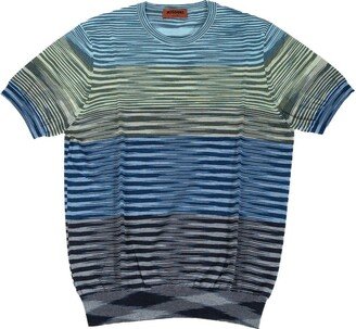 Striped Crewneck T-Shirt-AB