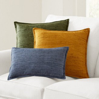 Laurent Raw Silk Pillow