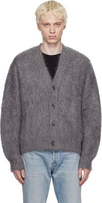 Gray Brushed Cardigan