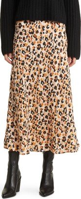 Animal Print Maxi Skirt