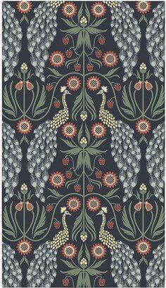 Emanuela Carratoni Peacocks and Berries Tablecloth