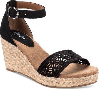 Style & Co Shirleyy Ankle-Strap Espadrille Platform Wedge Sandals, Created for Macy's