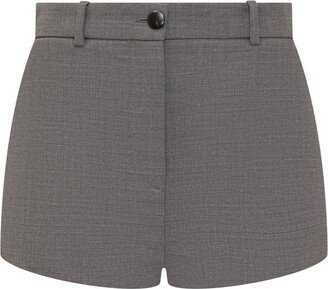 Knitted Tailored Mini Shorts